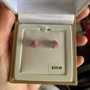 Gold N Ice 14k Earrings w/ Swarovski Elements